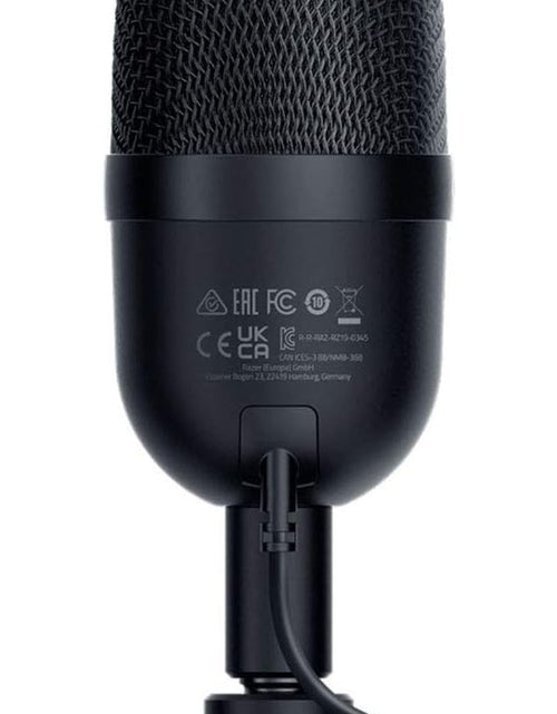 Load image into Gallery viewer, Seiren Mini USB Streaming Microphone: Precise Supercardioid Pickup Pattern - Professional Recording Quality - Ultra-Compact Build - Heavy-Duty Tilting Stand - Shock Resistant - Classic Black
